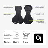 Cuissard à bretelles PRO Gravel M-Noir