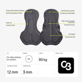 CORE Essence Cuissard à bretelles M-Noir