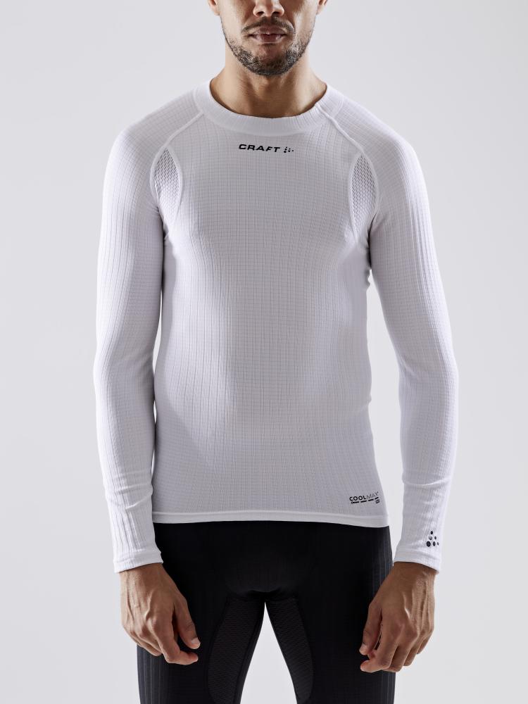 Craft Sportswear Men's Active Intensity CN LS, Crew Neck Long Sleeve  Baselayer Top for Winter Running, Cycling, Skiing