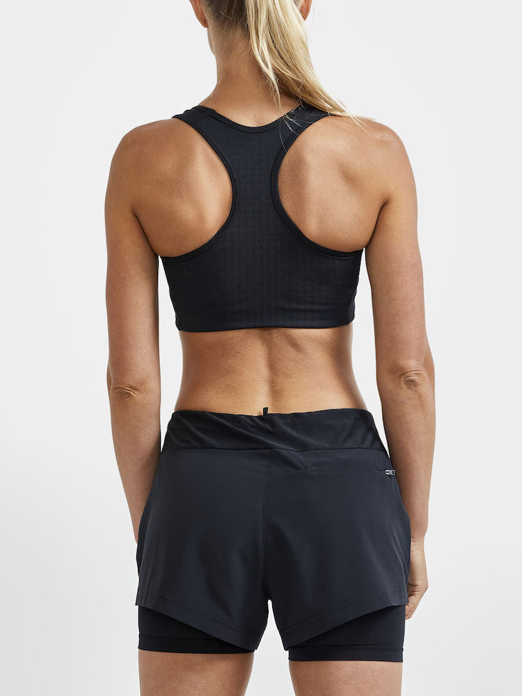 NEW! Nike [S] Women's Classic T-Back Padded Sports Yoga Bra, Black